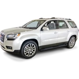 APS IA03SAC3B - Square Tube Door-to-Door Black Aircraft Aluminum Nerf Bars