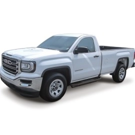 APS IA03SAI6B - Square Tube Door-to-Door Black Stainless Steel Nerf Bars