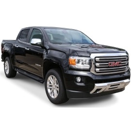 APS IA03SAI7B - Square Tube Door-to-Door Black Stainless Steel Nerf Bars