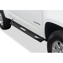 APS IA03SAI8B - Square Tube Door-to-Door Black Stainless Steel Nerf Bars