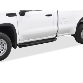 APS IA03SBI6B - Square Tube Door-to-Door Black Stainless Steel Nerf Bars