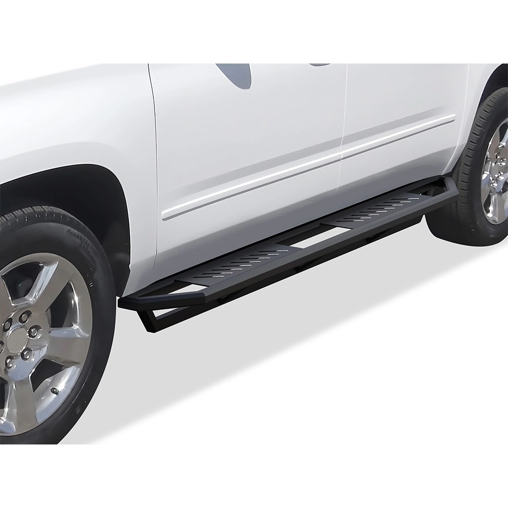 APS IA03SJB2B - Square Tube Door-to-Door Black Stainless Steel Nerf Bars