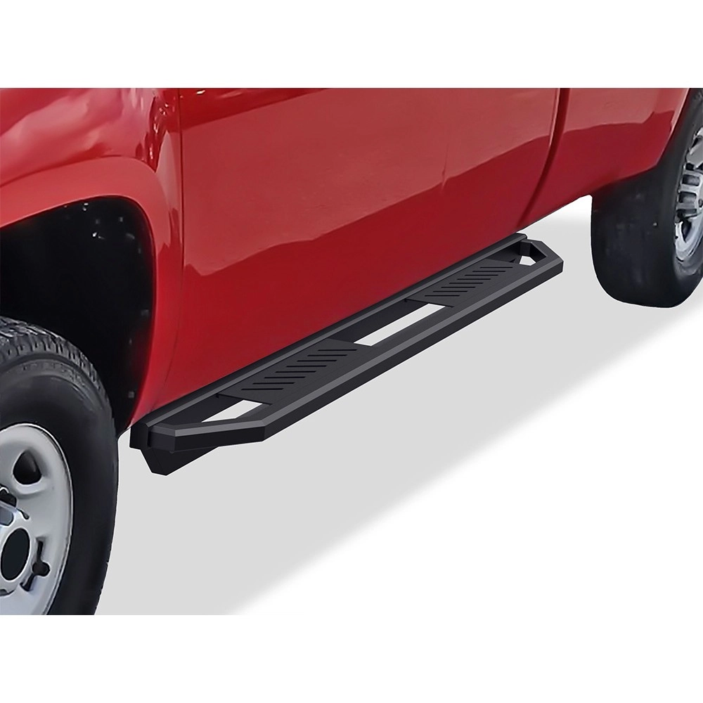 APS IA03SJJ4B - Square Tube Door-to-Door Black Stainless Steel Nerf Bars