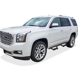 APS IA03WJB2B - Octagon Tube Drop Style Door-to-Door Black Stainless Steel Nerf Bars