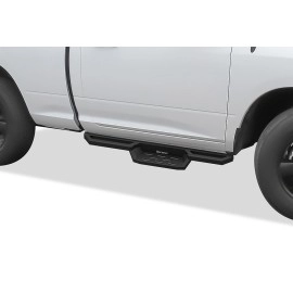 APS IA04NAG8B - Square Tube Drop Style Door-to-Door Black Stainless Steel Nerf Bars