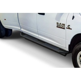 APS IA04SBJ8B - Square Tube Door-to-Door Black Stainless Steel Nerf Bars