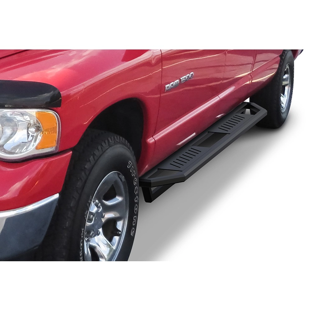 APS IA04SJJ2B - Square Tube Door-to-Door Black Stainless Steel Nerf Bars