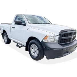 APS IA04WAG8B - Octagon Tube Drop Style Door-to-Door Black Stainless Steel Nerf Bars