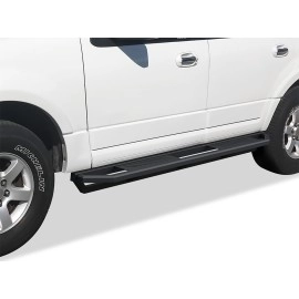 APS IA06SAC4B - Square Tube Door-to-Door Black Stainless Steel Nerf Bars