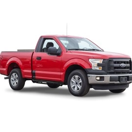 APS IA06SAH9B - Square Tube Door-to-Door Black Stainless Steel Nerf Bars