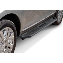 APS IA06SIB6B - Square Tube Door-to-Door Black Stainless Steel Nerf Bars