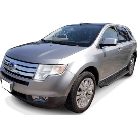 APS IA06SIB6B - Square Tube Door-to-Door Black Stainless Steel Nerf Bars