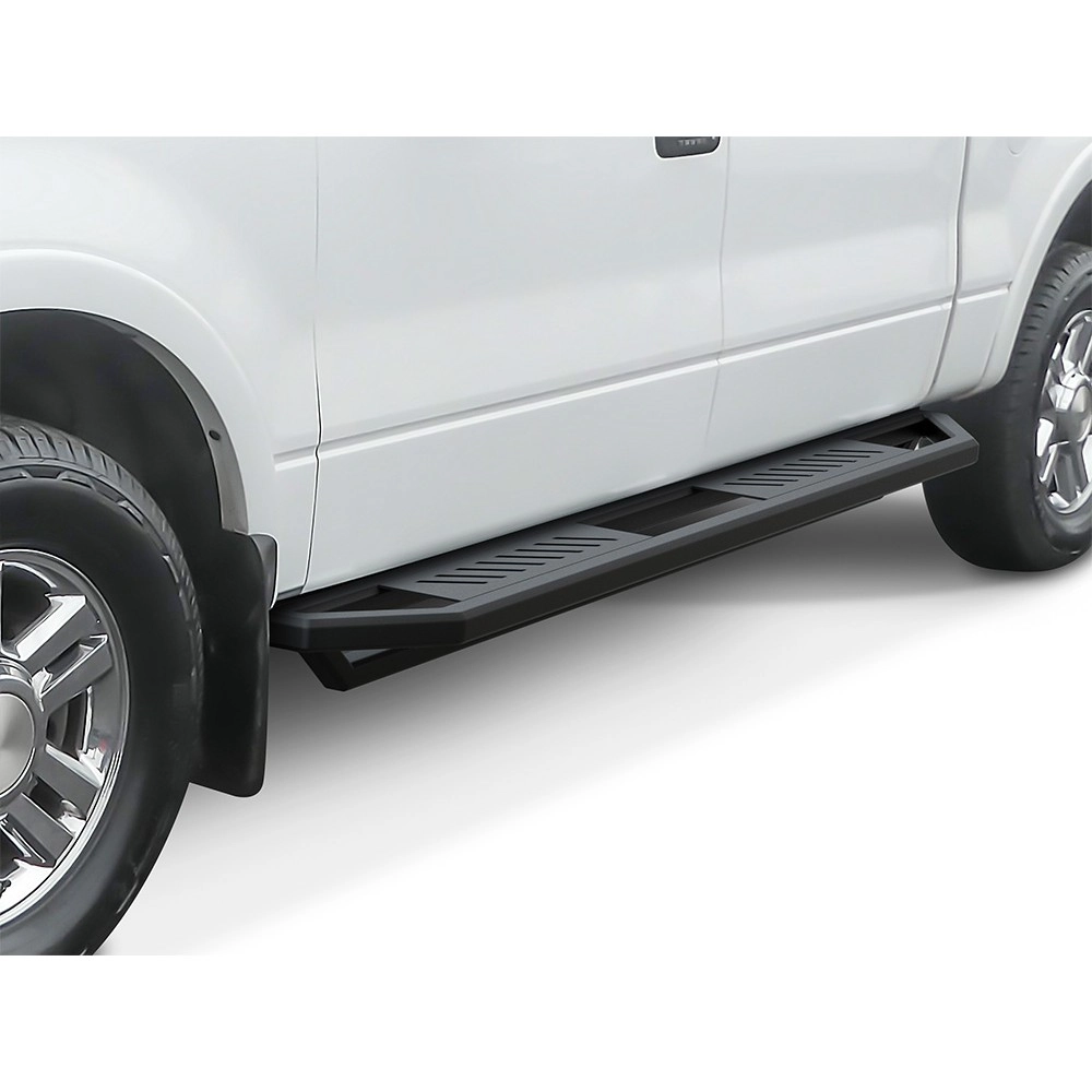 APS IA06SJD4B - Square Tube Door-to-Door Black Stainless Steel Nerf Bars