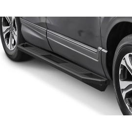 APS IA08SIG0B - Square Tube Door-to-Door Black Stainless Steel Nerf Bars