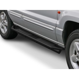 APS IA10SJI3B - Square Tube Door-to-Door Black Stainless Steel Nerf Bars