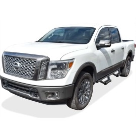 APS IA14WJE0B - Octagon Tube Drop Style Door-to-Door Black Stainless Steel Nerf Bars