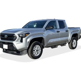 APS IA20NAE8H - Square Tube Drop Style Door-to-Door Black Stainless Steel Nerf Bars