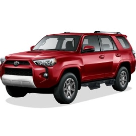 APS IA20NBH0B - Square Tube Drop Style Door-to-Door Black Stainless Steel Nerf Bars