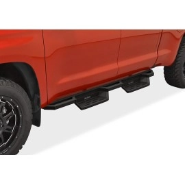 APS IA20NJI7B - Square Tube Drop Style Door-to-Door Black Stainless Steel Nerf Bars