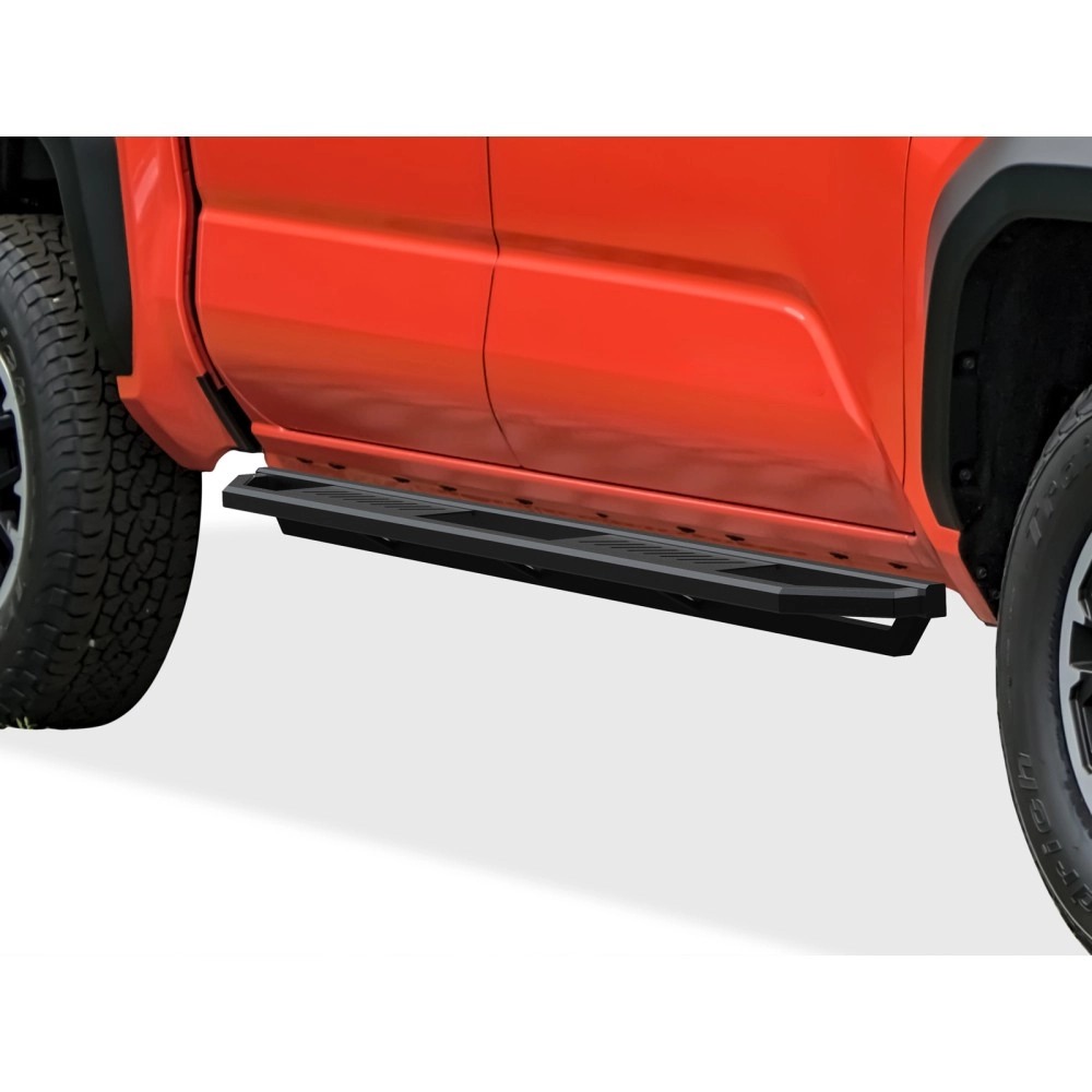 APS IA20SAE8H - Square Tube Door-to-Door Black Stainless Steel Nerf Bars