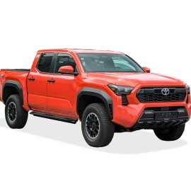 APS IA20SAE8H - Square Tube Door-to-Door Black Stainless Steel Nerf Bars