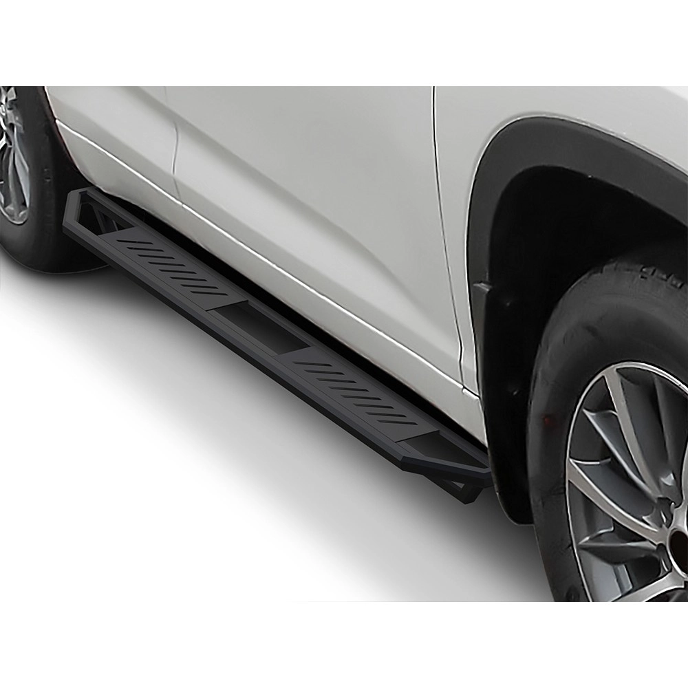 APS IA20SIG5B - Square Tube Door-to-Door Black Stainless Steel Nerf Bars