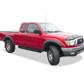 APS IA20SJE4B - Square Tube Door-to-Door Black Stainless Steel Nerf Bars