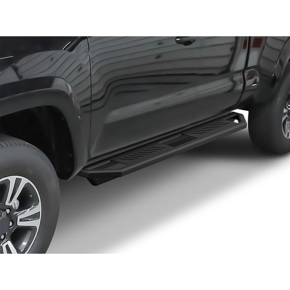 APS IA20SJE6B - Square Tube Door-to-Door Black Stainless Steel Nerf Bars