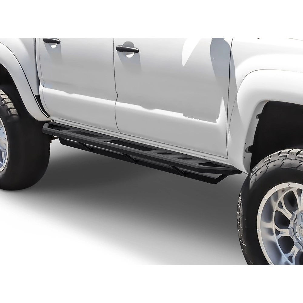 APS IA20SJE8B - Square Tube Door-to-Door Black Stainless Steel Nerf Bars