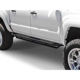 APS IA20SJE8B - Square Tube Door-to-Door Black Stainless Steel Nerf Bars