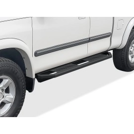 APS IA20SJF0B - Square Tube Door-to-Door Black Stainless Steel Nerf Bars