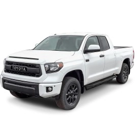 APS IA20SJI7B - Square Tube Door-to-Door Black Stainless Steel Nerf Bars