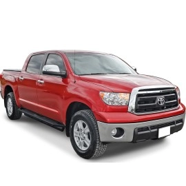 APS IA20SJI8B - Square Tube Door-to-Door Black Stainless Steel Nerf Bars