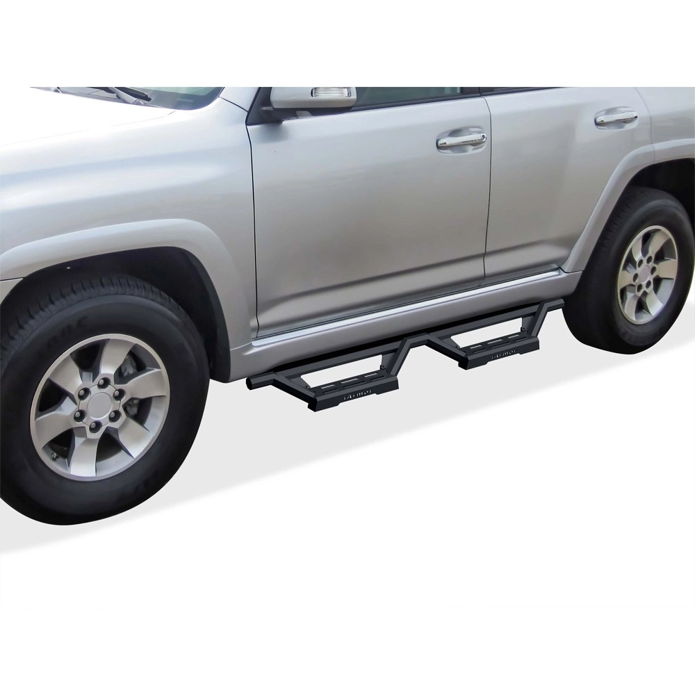 APS IA20WBC0B - Octagon Tube Drop Style Door-to-Door Black Stainless Steel Nerf Bars