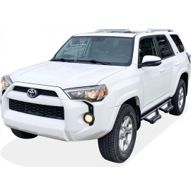 APS IA20WBH0B - Octagon Tube Drop Style Door-to-Door Black Stainless Steel Nerf Bars