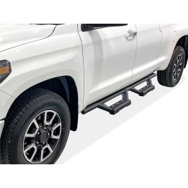 APS IA20WJI7B - Octagon Tube Drop Style Door-to-Door Black Stainless Steel Nerf Bars