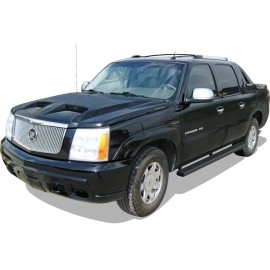 APS IB03DBG1B - 4" iStep Style Door-to-Door Black Aircraft Aluminum Side Steps