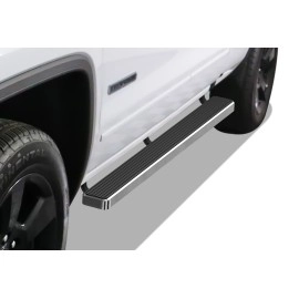 APS IB03DBI5A - 4" iStep Style Door-to-Door Hairline Aircraft Aluminum Side Steps