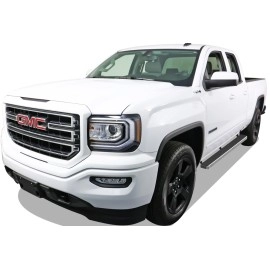 APS IB03DBI5A - 4" iStep Style Door-to-Door Hairline Aircraft Aluminum Side Steps