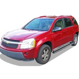 APS IB03DBJ2A - 4" iStep Style Door-to-Door Hairline Aircraft Aluminum Side Steps