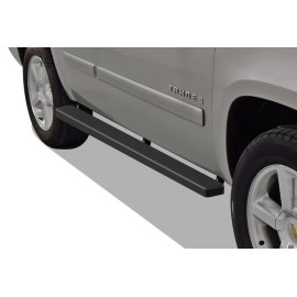 APS IB03DJI1B - 4" iStep Style Door-to-Door Black Aircraft Aluminum Side Steps