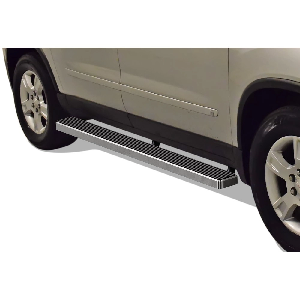 APS IB03EAC3C - 5" iStep Style Door-to-Door Hairline Stainless Steel Side Steps