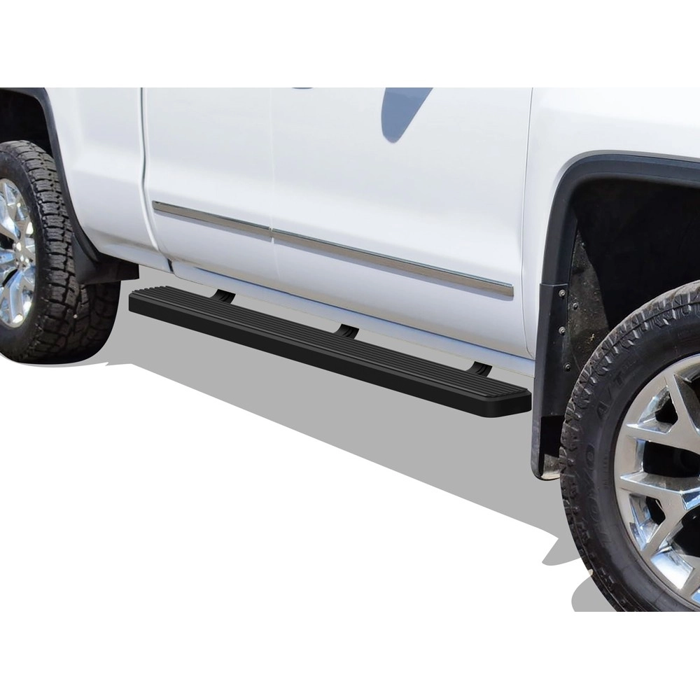 APS IB03EAI5B - 5" iStep Style Door-to-Door Black Stainless Steel Side Steps