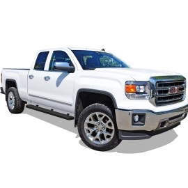 APS IB03EAI5H - 5" iStep Style Door-to-Door Black Stainless Steel Side Steps