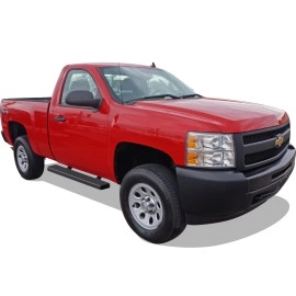 APS IB03EAI6H - 5" iStep Style Door-to-Door Black Stainless Steel Side Steps