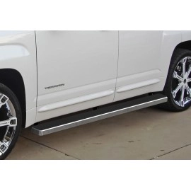 APS IB03EBC3A - 5" iStep Style Door-to-Door Hairline Stainless Steel Side Steps