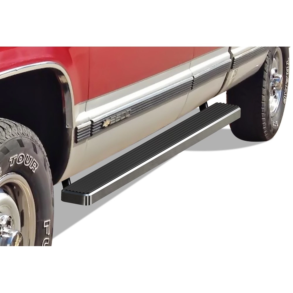 APS IB03EJA4A - 5" iStep Style Door-to-Door Hairline Stainless Steel Side Steps