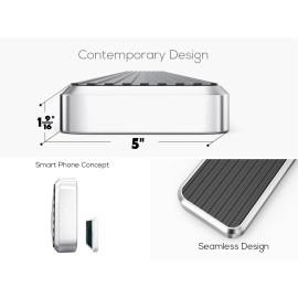 APS IB03EJA4A - 5" iStep Style Door-to-Door Hairline Stainless Steel Side Steps