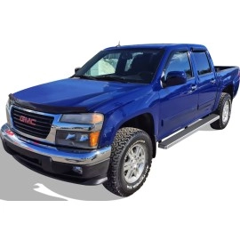 APS IB03EJB1A - 5" iStep Style Door-to-Door Hairline Stainless Steel Side Steps