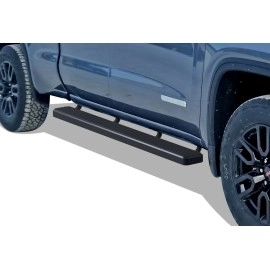 APS IB03FAG1H - 6" iStep Style Door-to-Door Black Stainless Steel Side Steps